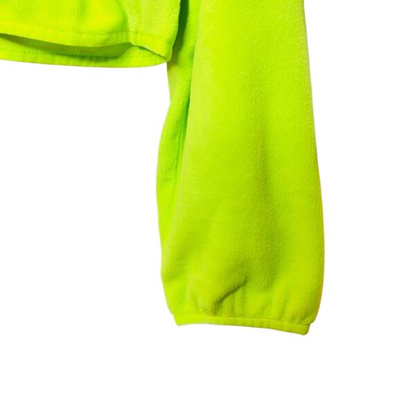Rains Lime Half Zip Fleece Top WOmen's Large - Picture 6 of 10